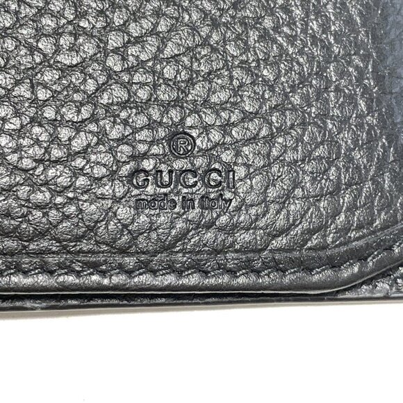 Auth GUCCI - 795331 Black Leather Long Wallet - Picture 5 of 5